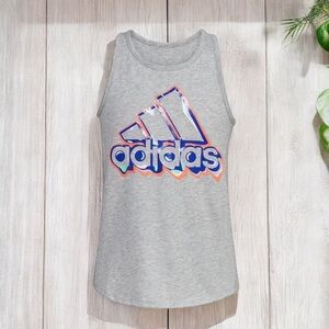 Adidas Light heather gray Girls Tank | SIZE XL